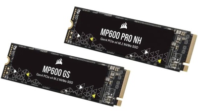 Corsair uvedl dvě SSD s PCIe Gen 4: MP600 GS a MP600 PRO NH