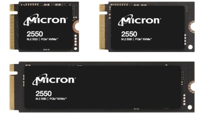 Micron 2550: první SSD s 232vrstvými pamětmi NAND