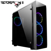 Chieftec Scorpion II: RGB podsvícení + dálkový ovladač