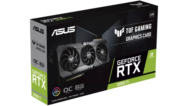 Asus představuje GeForce RTX 3060 Ti s rychlejšími pamětmi GDDR6X
