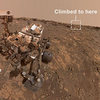 Curiosity se opět vyfotil a pak se vydal na rekordní výstup