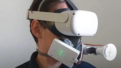 Doplněk VR headsetu umí regulovat přísun kyslíku: waterboarding pro všechny!