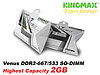 Kingmax hlásí dostupnost SO-DIMM DDRII 667 modulů série Venus