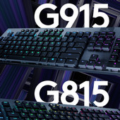 Logitech uvádí mechanické herní klávesnice G915 Lightspeed and G815 Lightsync