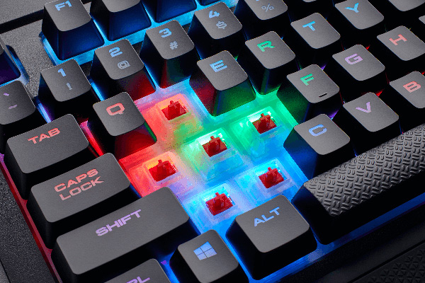 Corsair K86 RGB klávesy