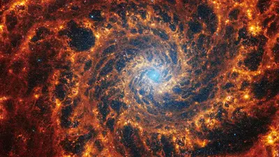 NASA ukázala 19 snímků spirálních galaxií z Webbova teleskopu