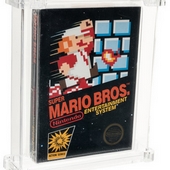 Nejdražší hra světa: Super Mario Bros. vydražen za 114 tisíc dolarů