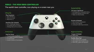 Nový ovladač Xbox s označením Sebile přinese vylepšenou haptickou odezvu