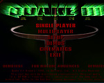 Quake - Úvodní obrazovka