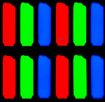 AOC G2460PQU TN pixel structure