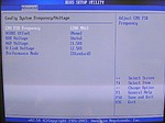 BIOS - Config System frequency