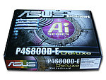 Krabice od základní desky ASUS P4S800D-E Deluxe