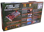 Asus Radeon 9600XT - Zadní strana krabice