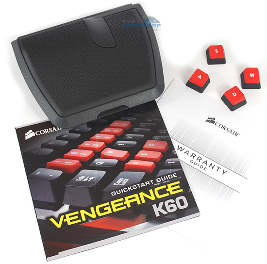 Corsair Vengeance K60 - příslušenství klávesnice