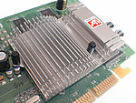 Detail chladiče Radeonu 9600 od Sapphire