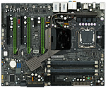 EVGA nForce 780i SLI – pohled na desku