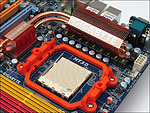 Pohled na okolí procesoru - detail