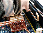 Gigabyte GA-X38-DQ6 – chladič procesoru + paměti + chladič NB