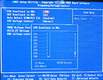 BIOS - CPU Overclock