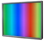 LCD monitor HP L1955 - Test pozorovacích úhlů - barvy čelně