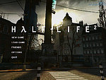 Hra Half-Life 2 při rozlišení 800x600