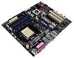 Asus A8N SLI - Pohled šikmo