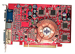 MSI Radeon X600XT - Přední strana s chladičem