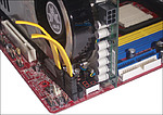 Osazení GeForce 8800GTS - detail
