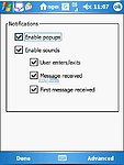 imov Messenger - notifikace