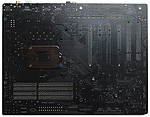 Bottom side of motherboard