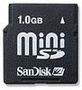 SanDisk 1 GB miniSD card