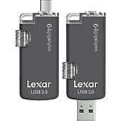 USB 3.0 Type-C a Lightning klíčenky Lexar JumpDrive M20c a M20i